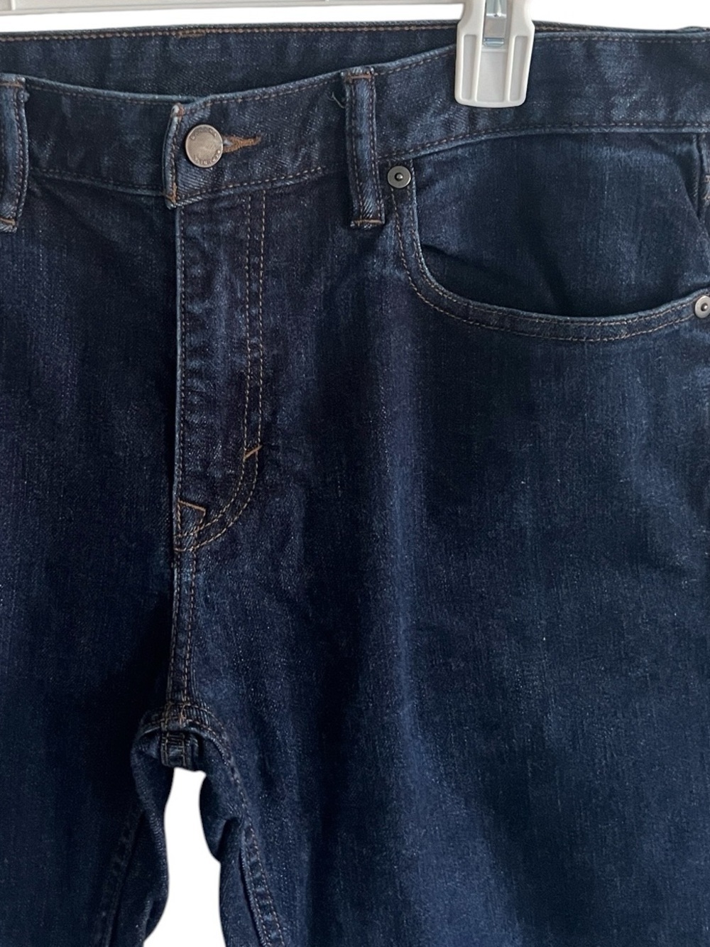 Banana Republic Slim Men’s Dark Wash Jeans 33x32 Denim - Picture 9 of 11
